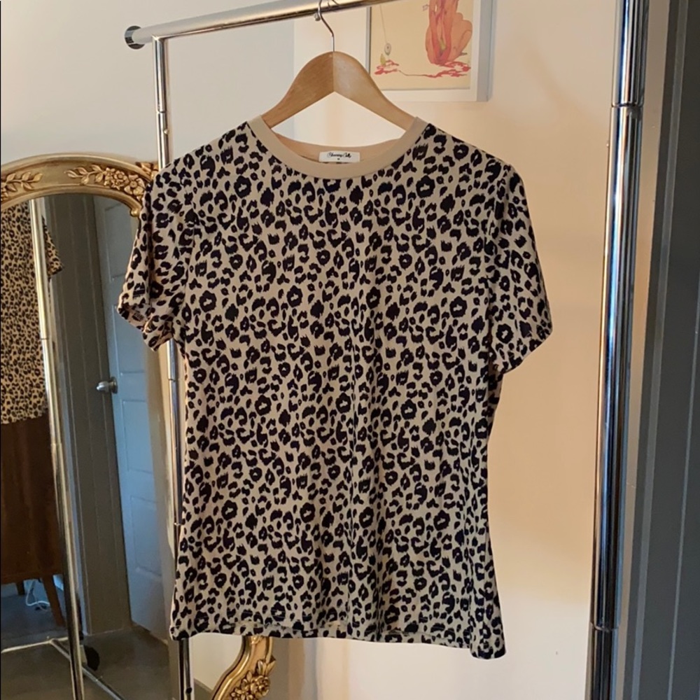 Blooming Molly Leopard Print Shirt